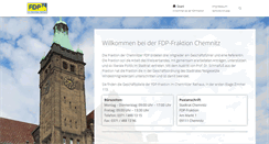 Desktop Screenshot of fdp-fraktion-chemnitz.de