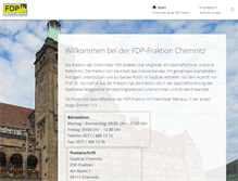 Tablet Screenshot of fdp-fraktion-chemnitz.de